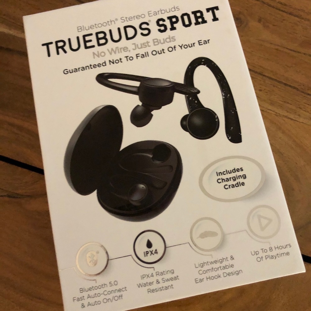True buds sport headphones